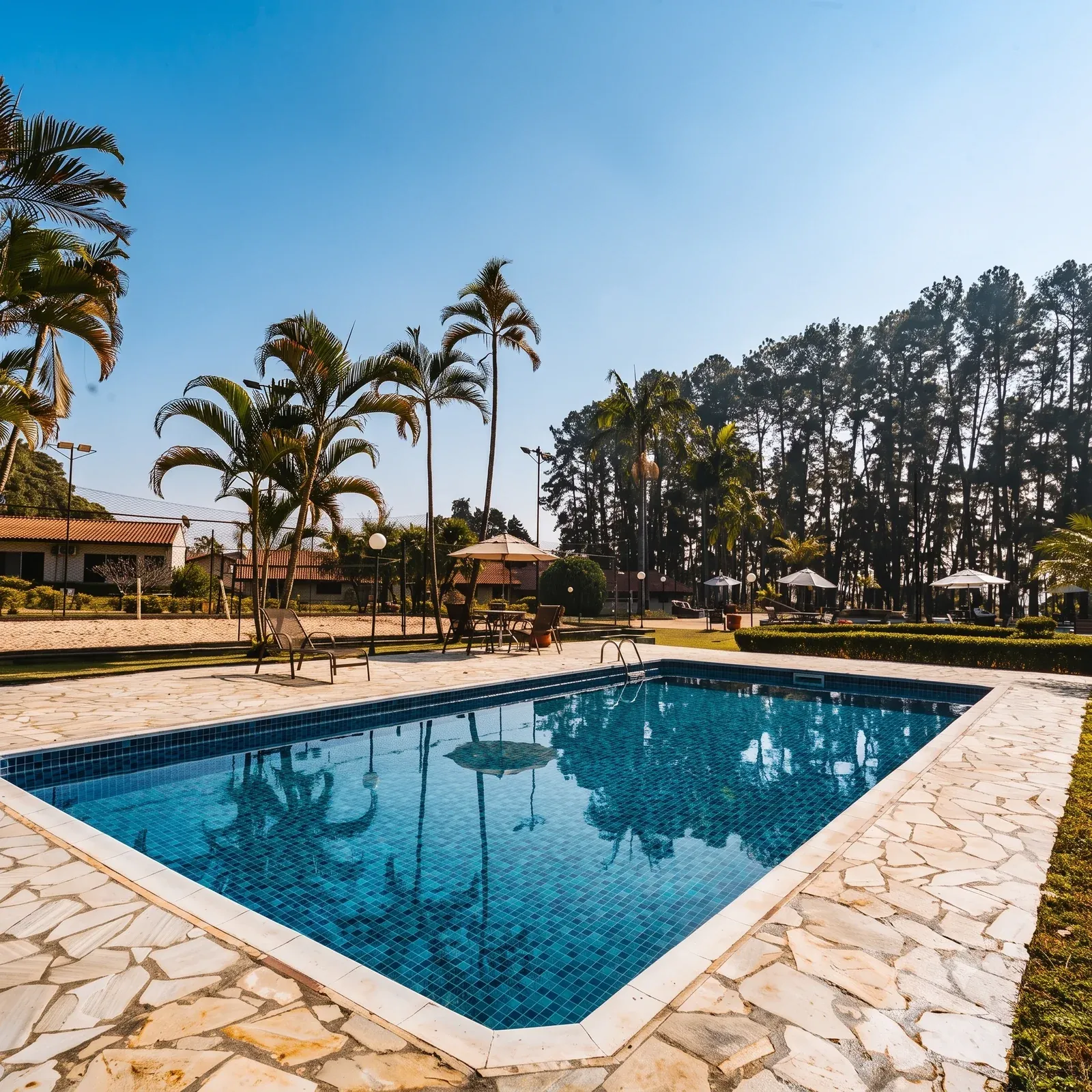 Piscina externa do Spa Sorocaba