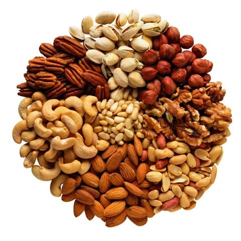 O poder das frutas oleaginosas